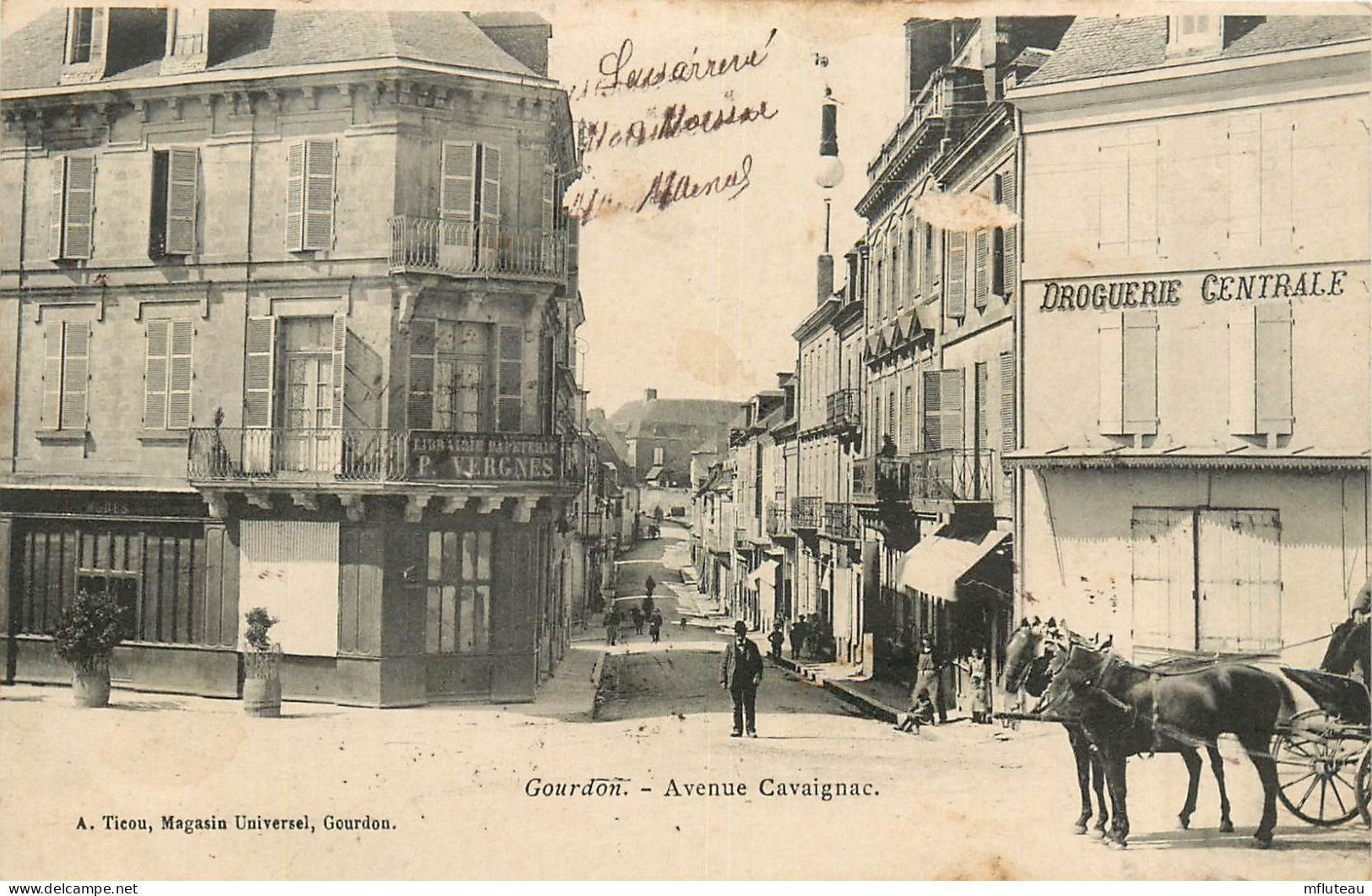 46* GOURDON Av Cavaignac          RL41,0497 - Gourdon