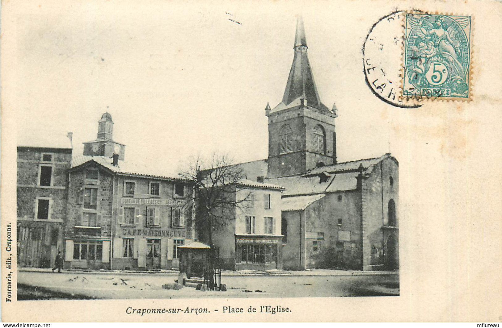 43* CRAPONNE S.ARZON  Place De L Eglise      RL41,0109 - Craponne Sur Arzon