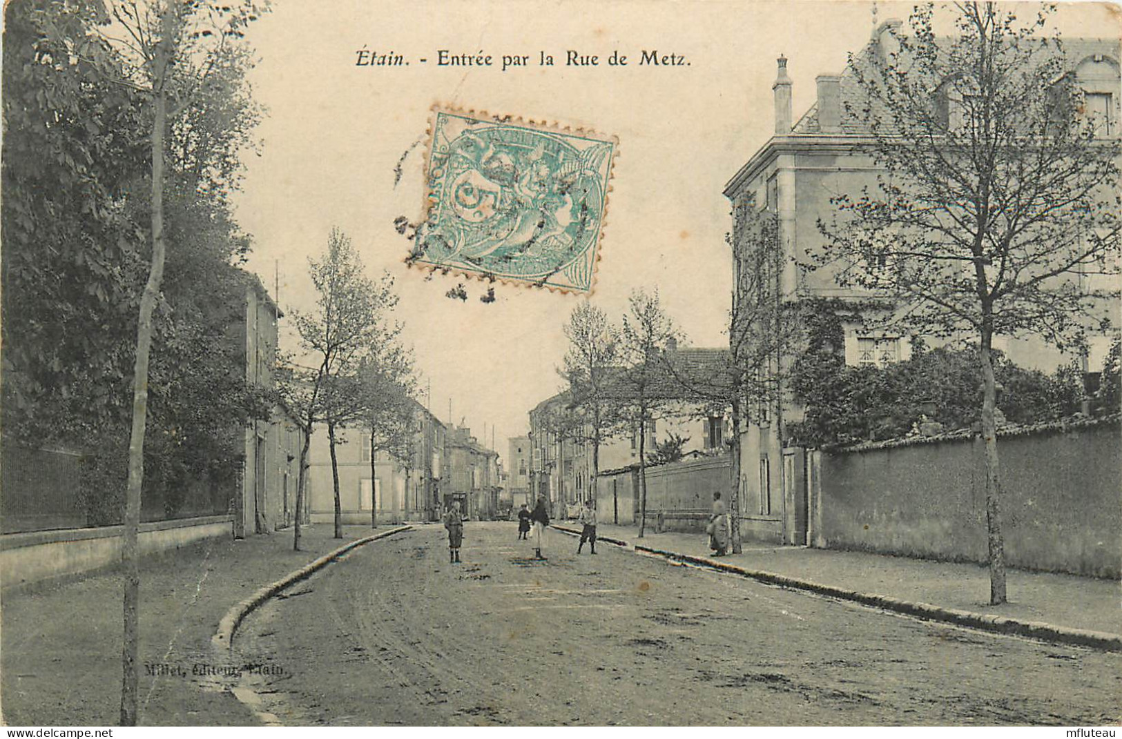 55* ETAIN  Entree Par Rue De Metz       RL41,1314 - Etain