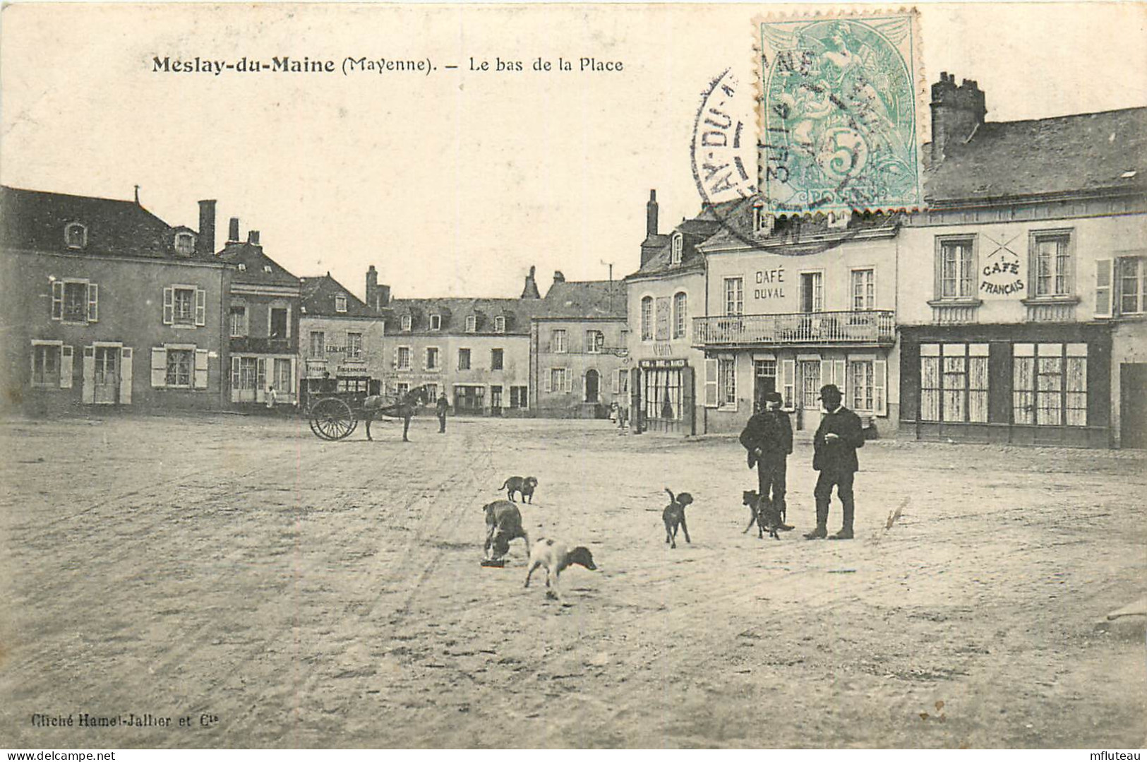 53* MESLAY DU MAINE  Le Bas De La Place        RL41,1097 - Meslay Du Maine