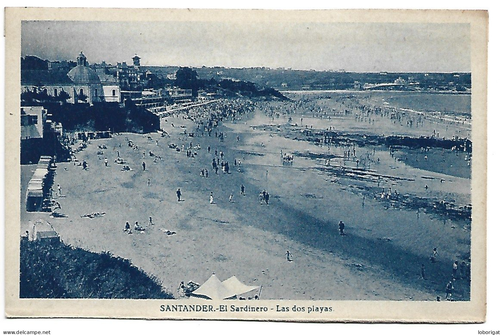 EL SARDINERO - LAS DOS PLAYAS.- SANTANDER.- ( ESPAÑA ) - Cantabria (Santander)