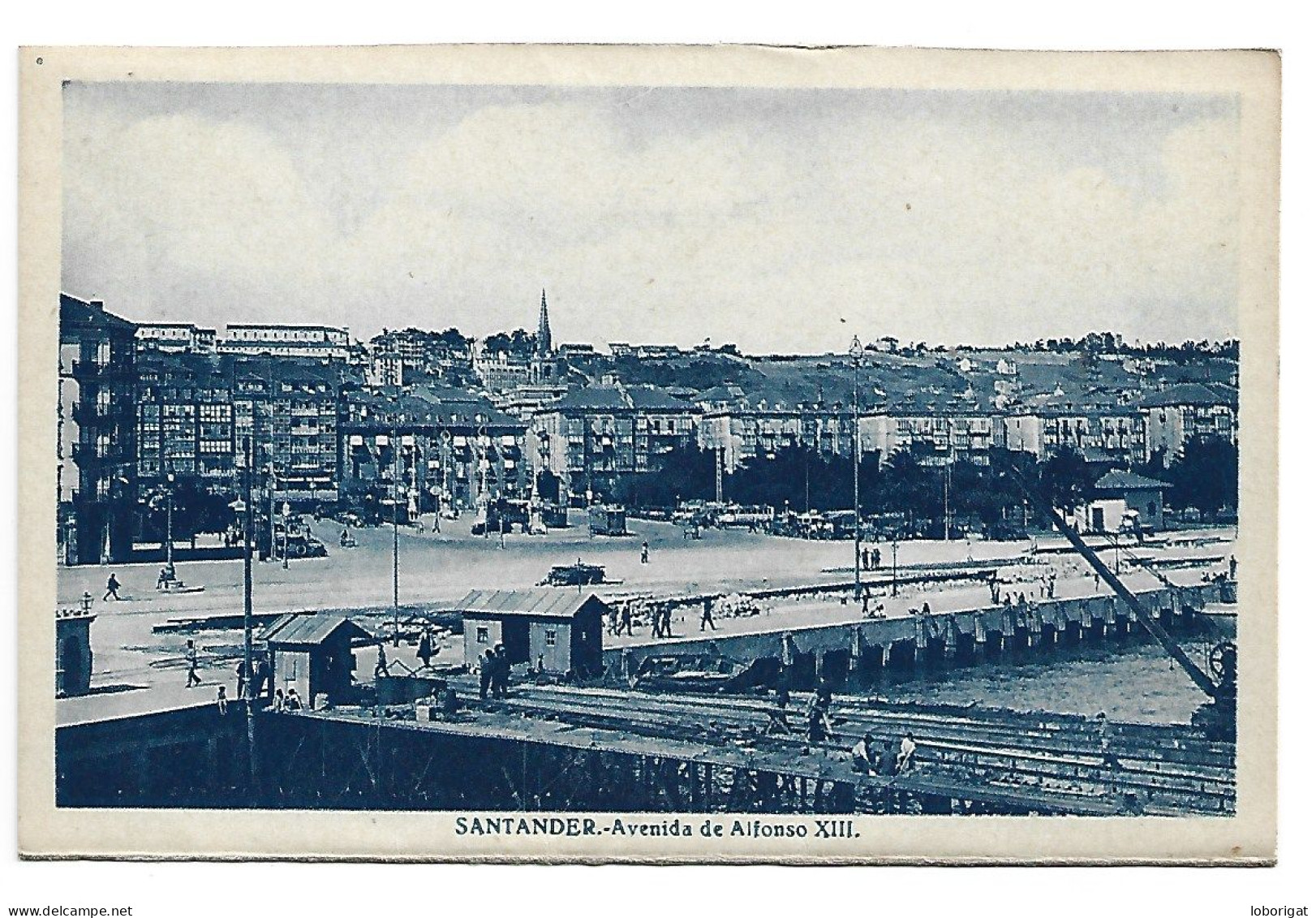 AVENIDA DE ALFONSO XIII.-  SANTANDER.- ( ESPAÑA ) - Cantabria (Santander)