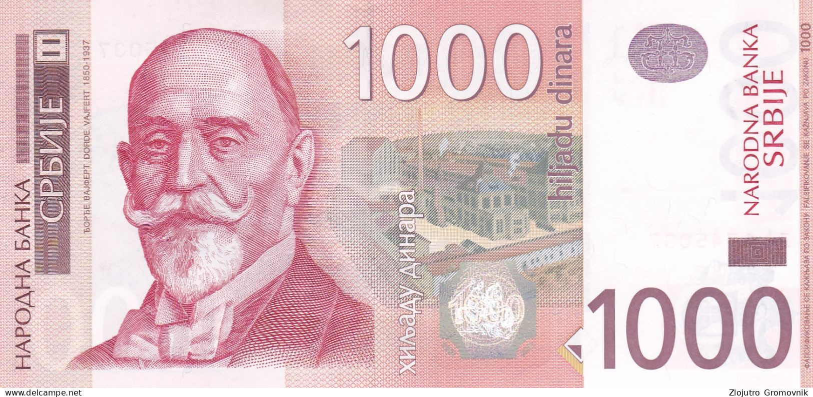 1000 Dinara 2006 Serbia UNC !!! REPLACEMENT ZA - Serbia