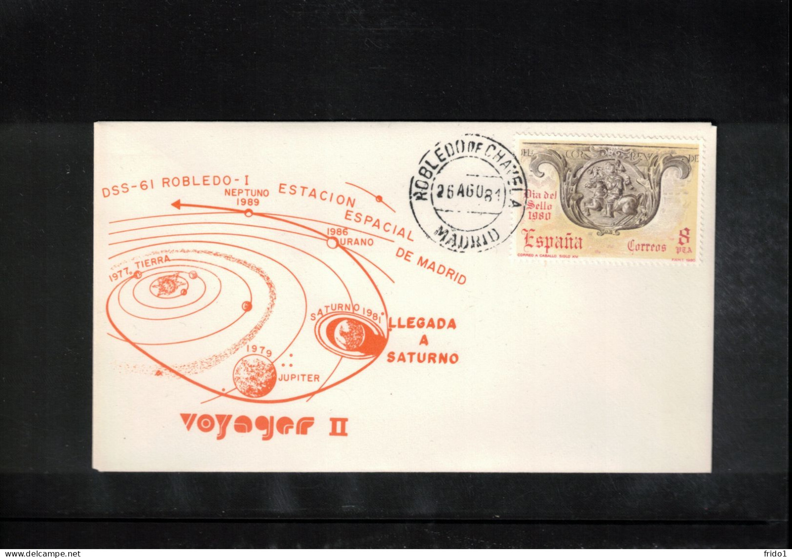 USA 1981 Space / Weltraum VOYAGER II Earth Station Madrid Spain Interesting Cover - Estados Unidos