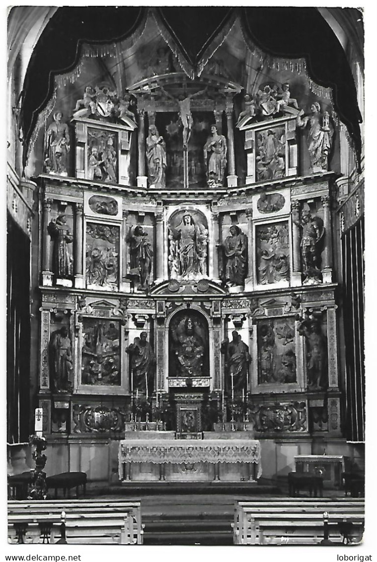 CONCATEDRAL.- RETABLO.-  SORIA.- ( ESPAÑA ). - Iglesias Y Catedrales