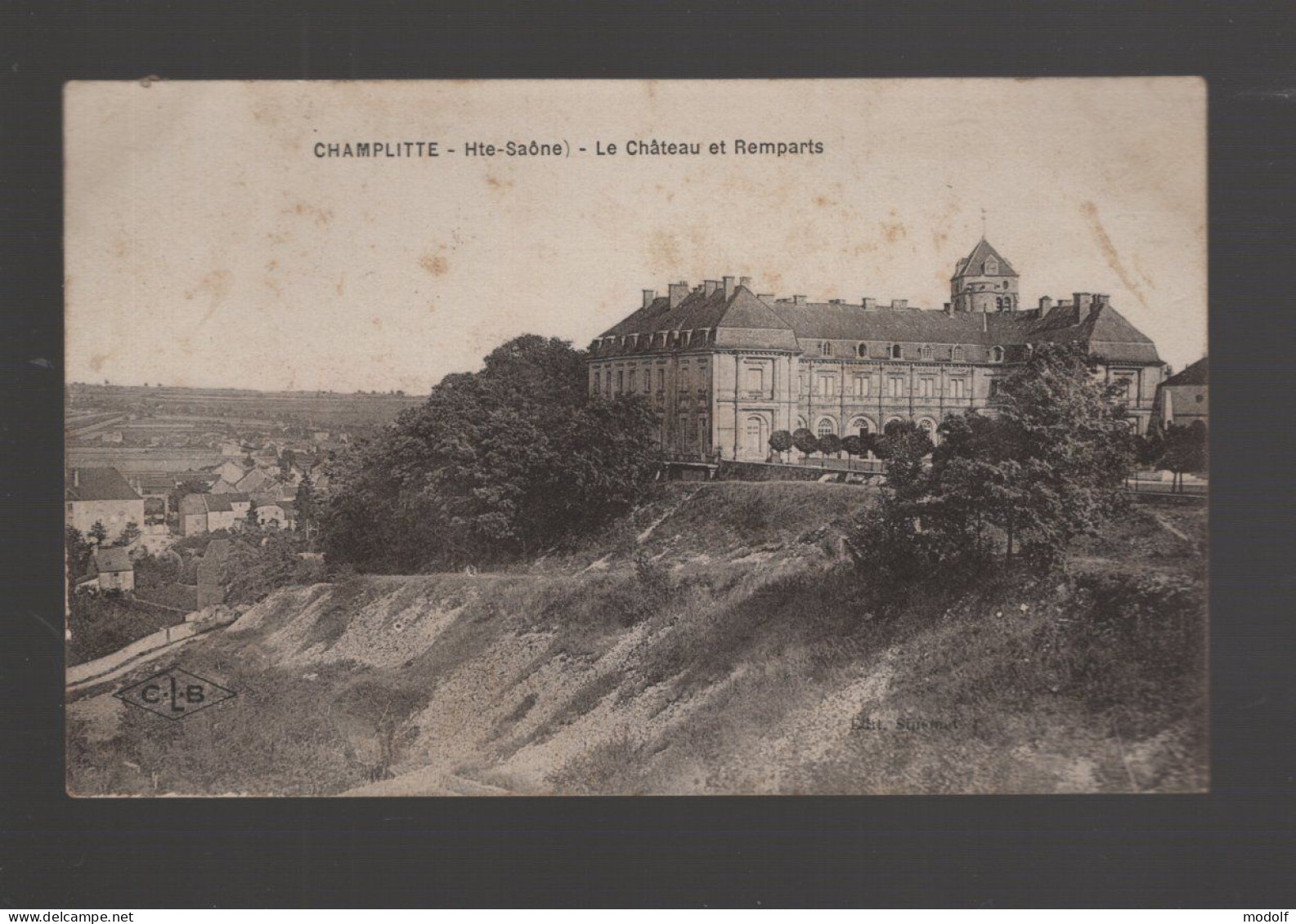 CPA - 70 - Champlitte - Le Château Et Remparts - Circulée En 1923 - Champlitte