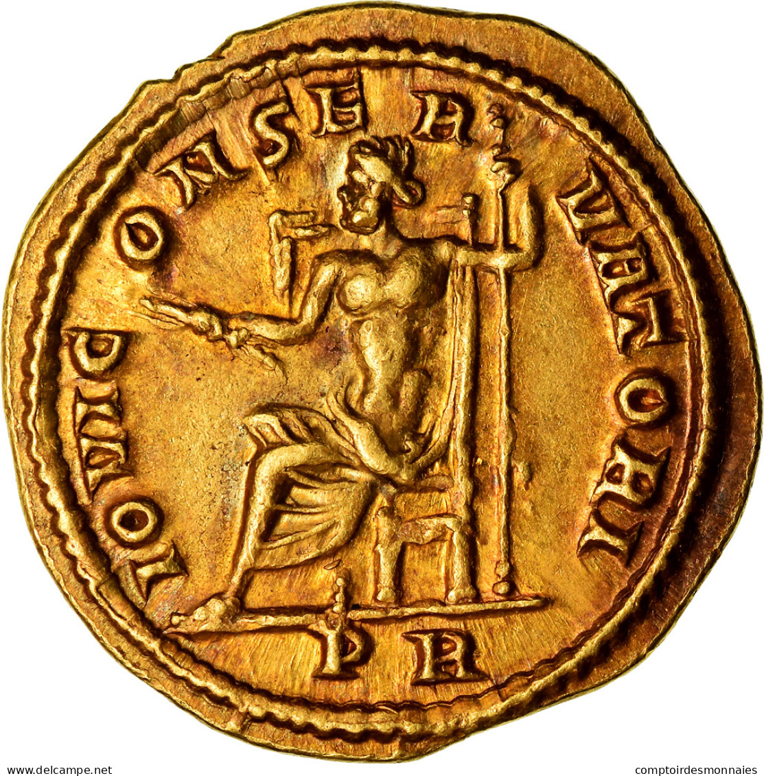 Dioclétien, Aureus, 289-290, Treveri, Or, NGC, TB+, Calicó:4510, 6639614-004 - La Tetrarchía Y Constantino I El Magno (284 / 307)