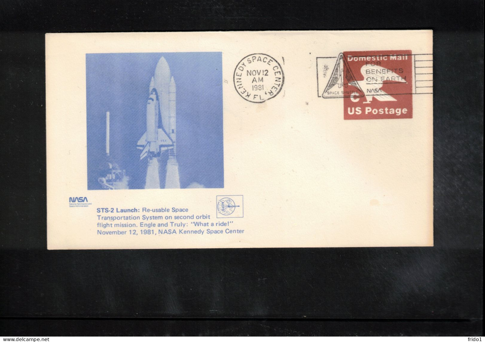 USA 1981 Space / Weltraum Space Shuttle STS-2 Mission Launch Interesting Cover - Estados Unidos