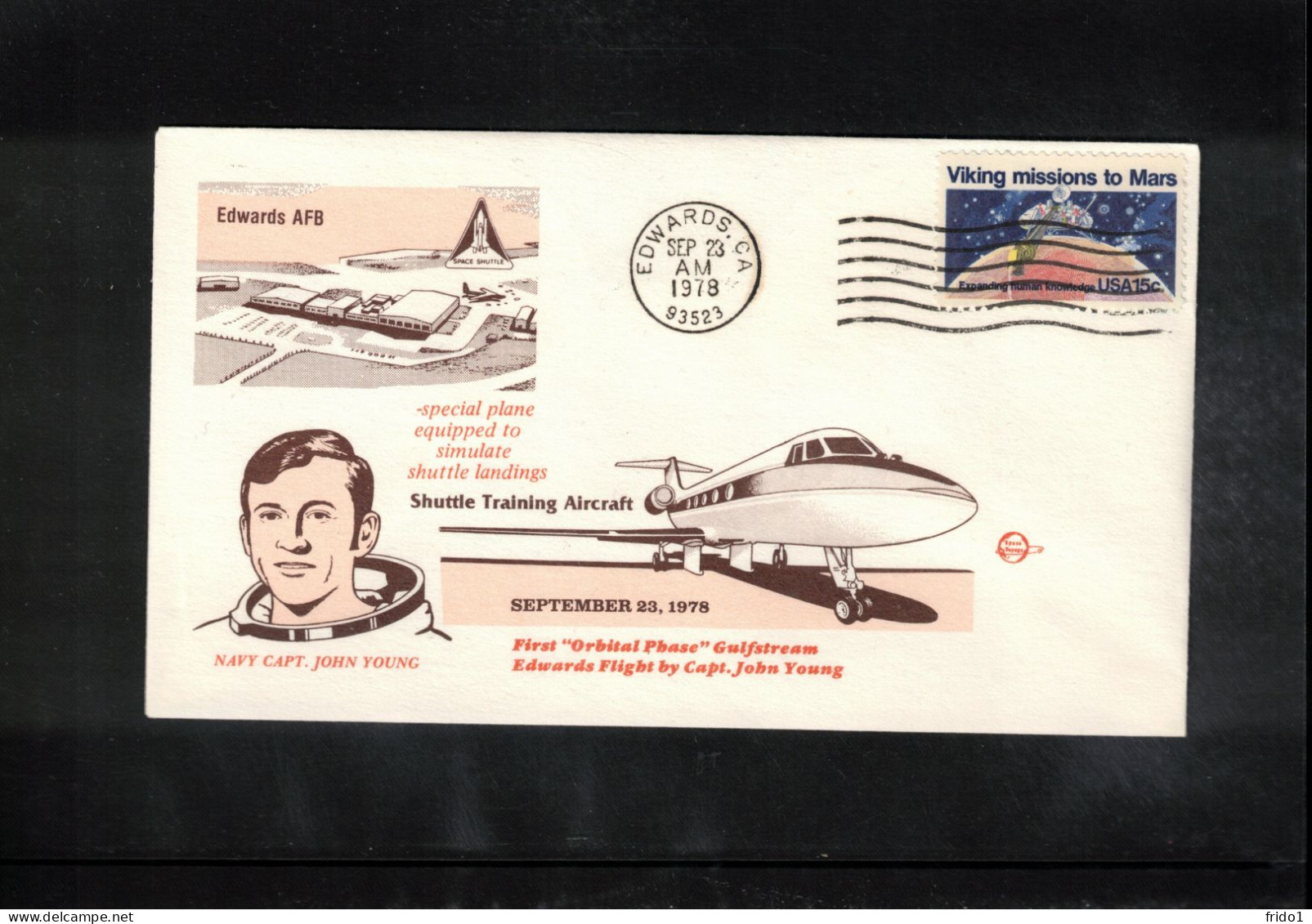 USA 1978 Space / Weltraum Space Shuttle Training Aircraft Interesting Cover - Estados Unidos