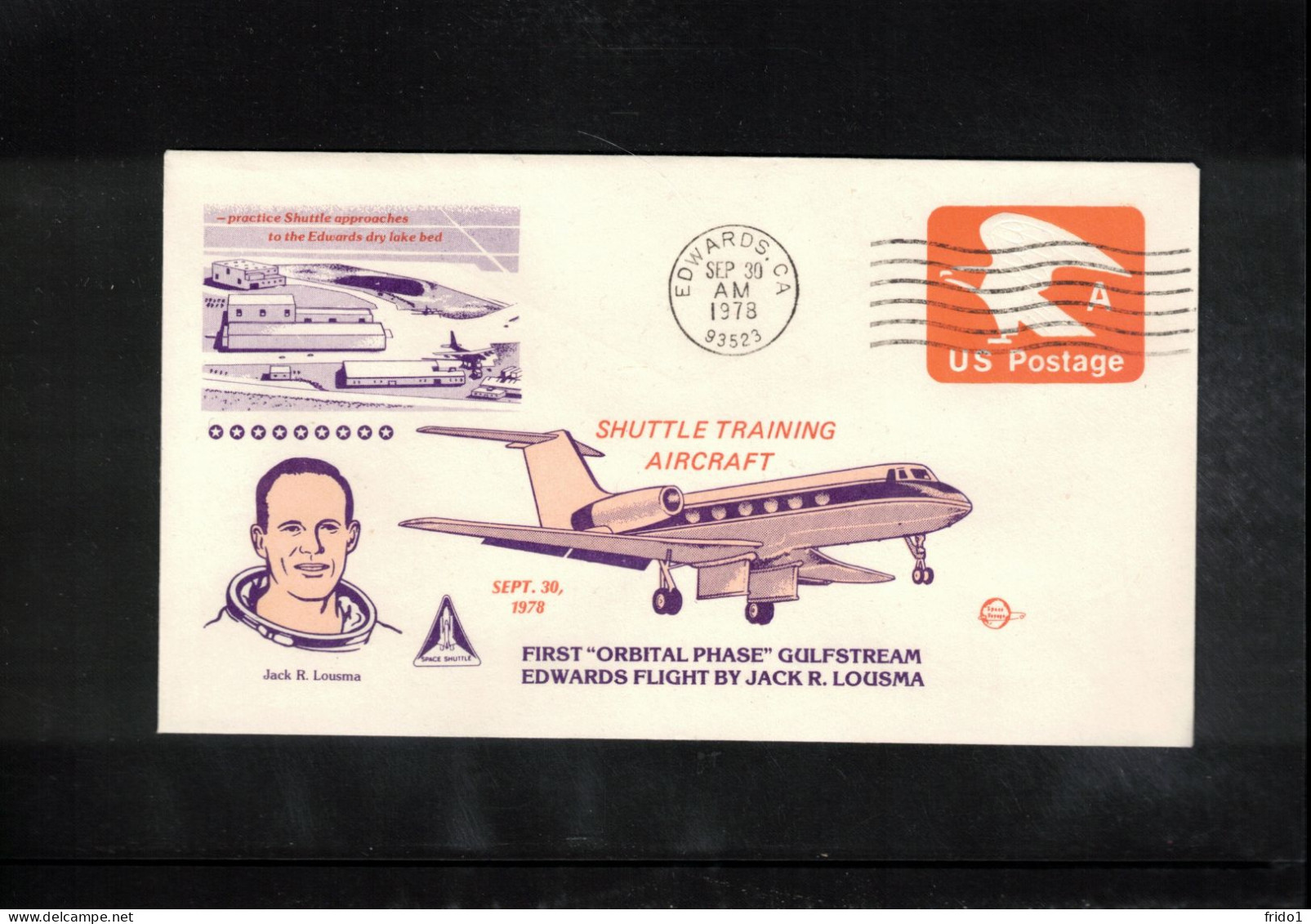 USA 1978 Space / Weltraum Space Shuttle Training Aircraft Interesting Cover - Estados Unidos