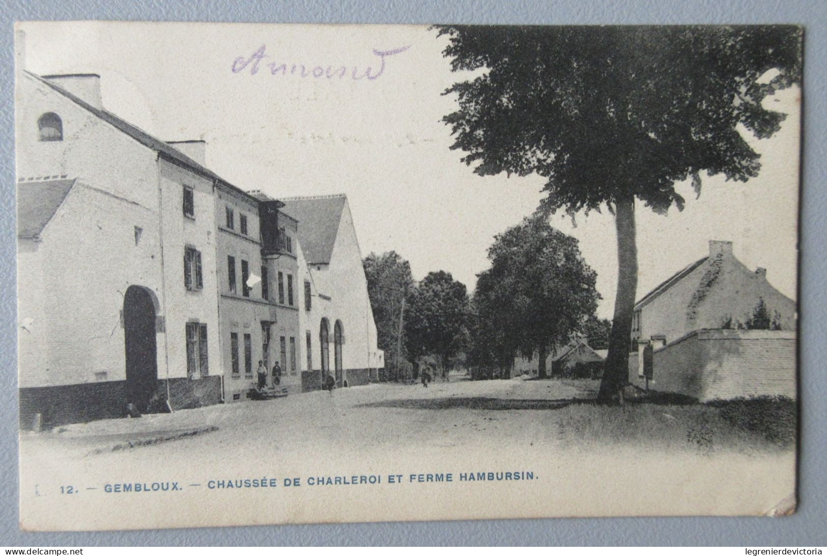 CPA - Gembloux - Chaussée De Charleroi Et Ferme Hambursin - Gembloux