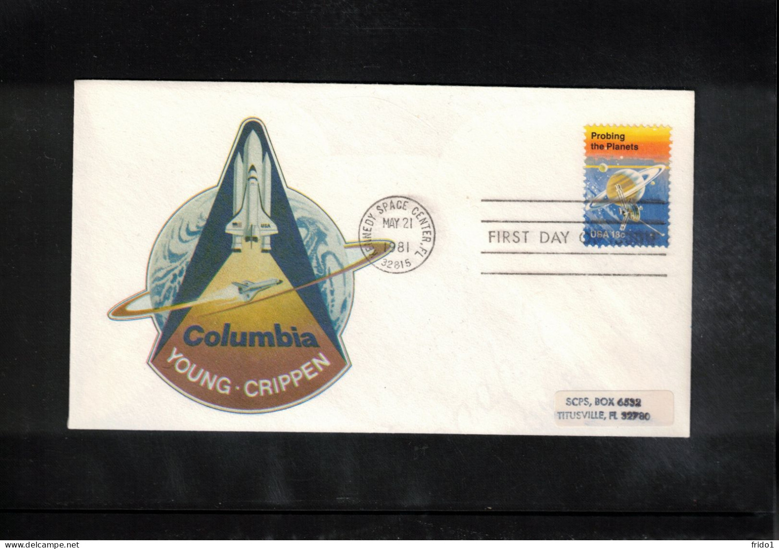 USA 1981 Space / Weltraum Space Shuttle Columbia Interesting Cover - Etats-Unis