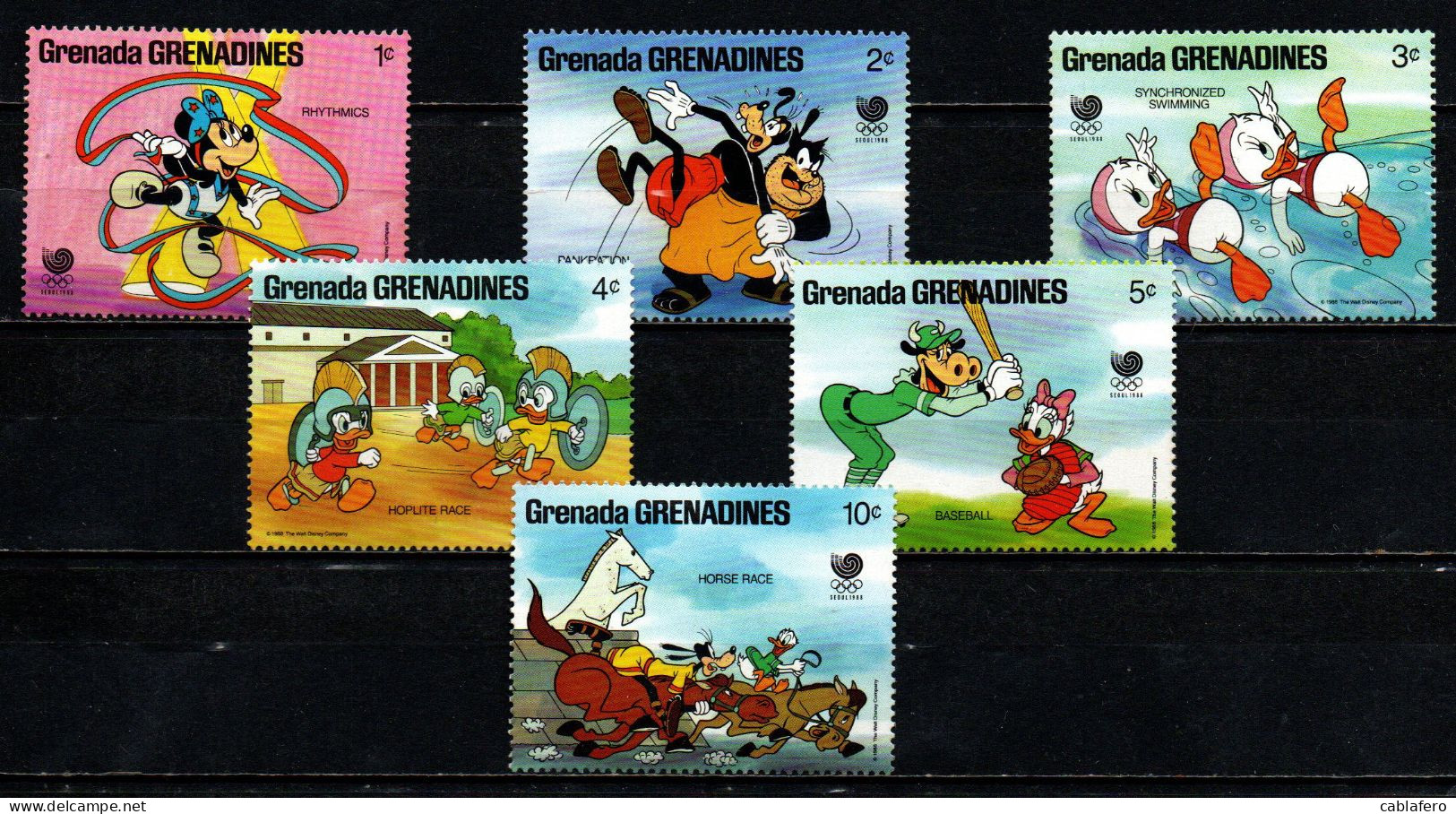 GRENADA GRENADINES - 1988 - Walt Disney Characters In Modern And Ancient Events - MNH - Grenade (1974-...)