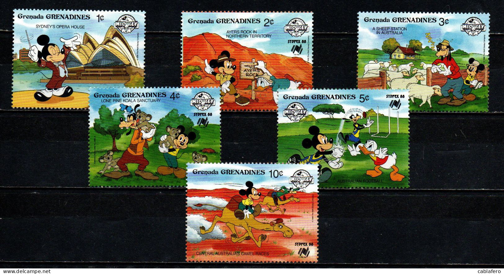 GRENADA GRENADINES - 1988 - Walt Disney Characters - MNH - Grenade (1974-...)