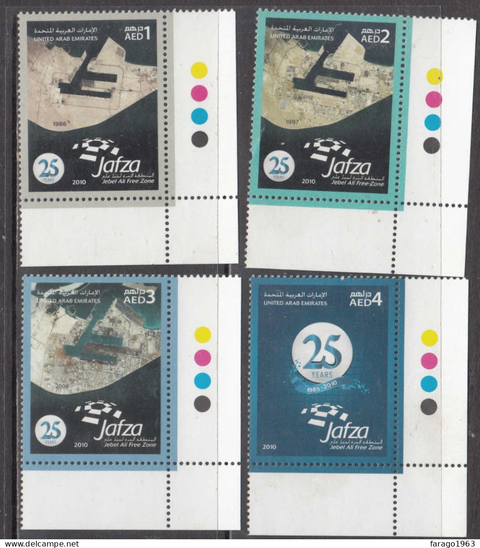 2010 United Arab Emirates Jebel Ali Free Zone Complete Set Of 4 MNH - Emirats Arabes Unis (Général)