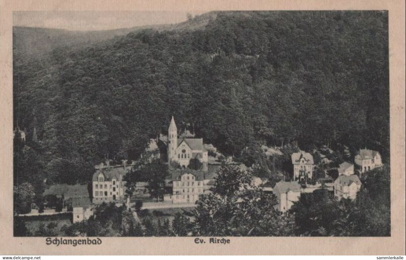 85475 - Schlangenbad - Ev. Kirche - Ca. 1950 - Schlangenbad