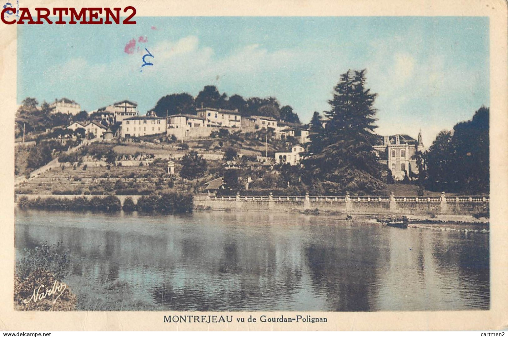 MONTREJEAU VU DE GOURDAN-POLIGNAN - Montréjeau