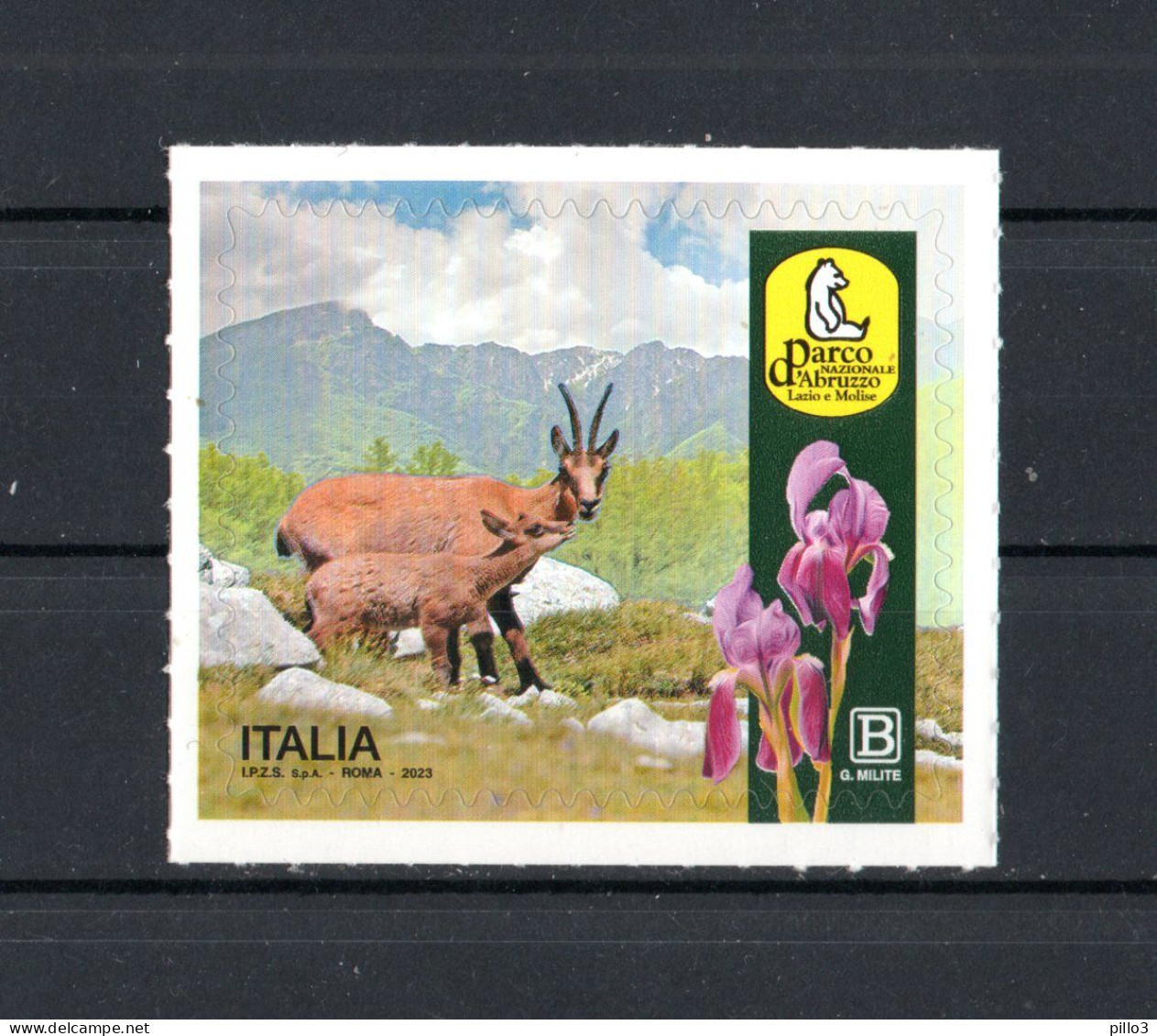 ITALIA : Parco Nazionale Abruzzo,Lazio,Molise - 1 Val.  MNH**  22.04.2023 - 2021-...: Nieuw/plakker