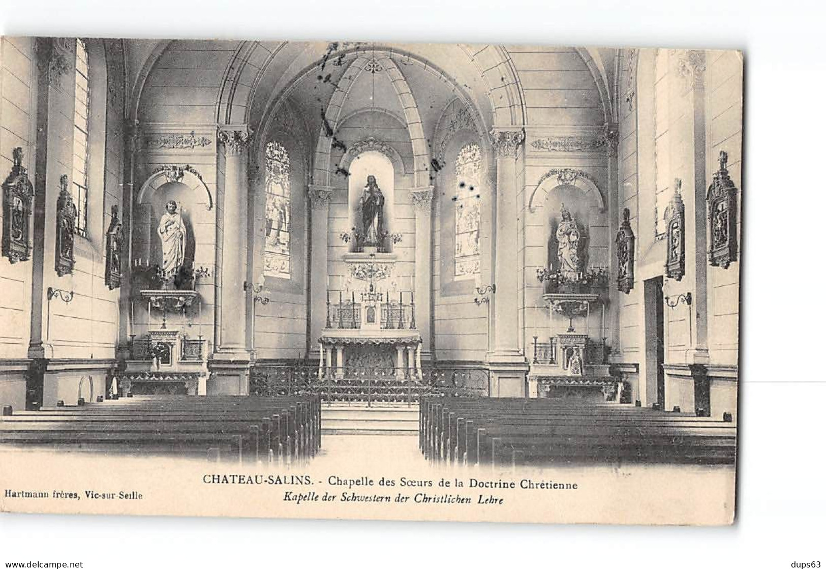 CHATEAU SALINS - Chapelle Des Soeurs De La Doctrine Chrétienne - Très Bon état - Chateau Salins
