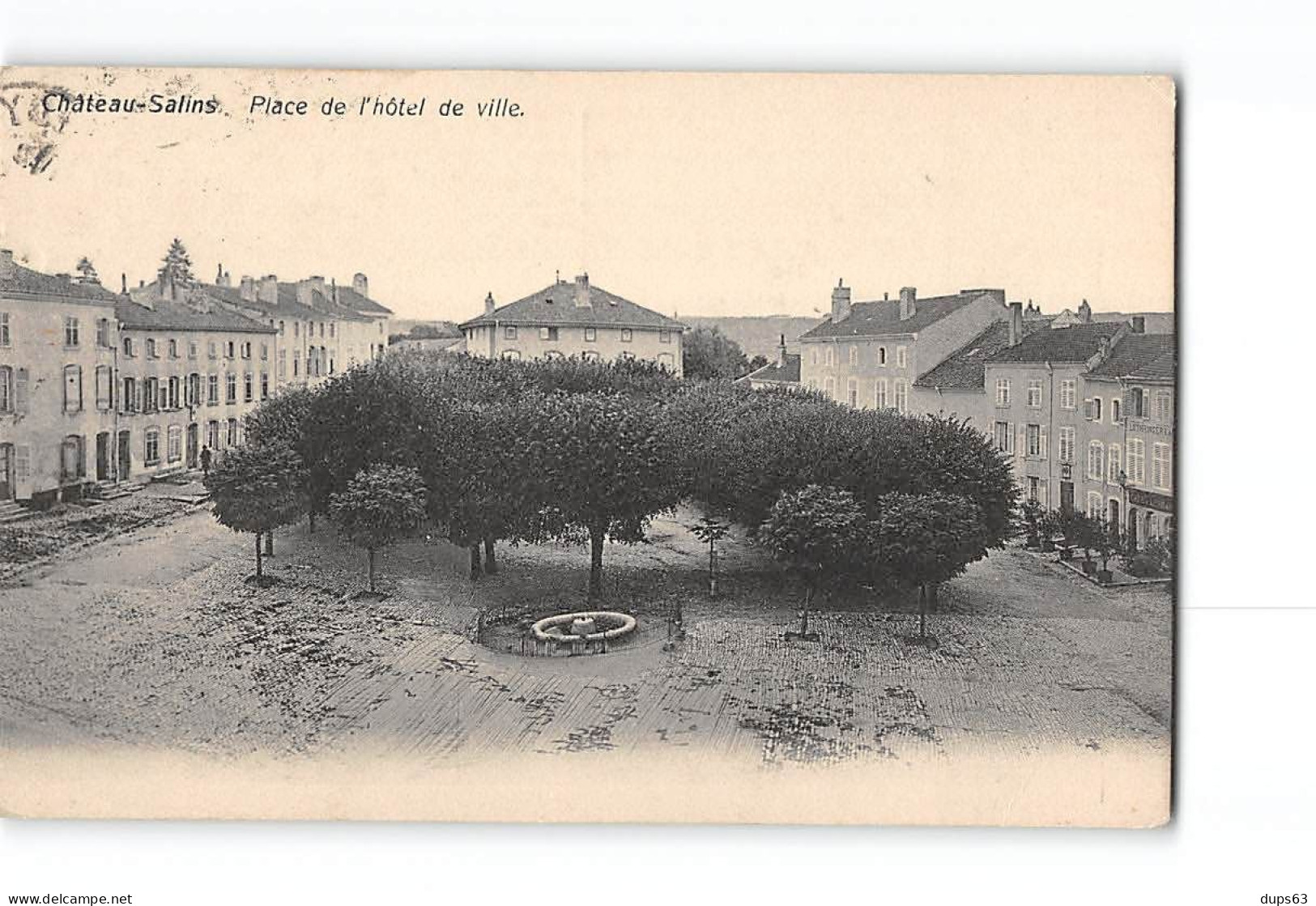 CHATEAU SALINS - Place De L'Hôtel De Ville - Très Bon état - Chateau Salins