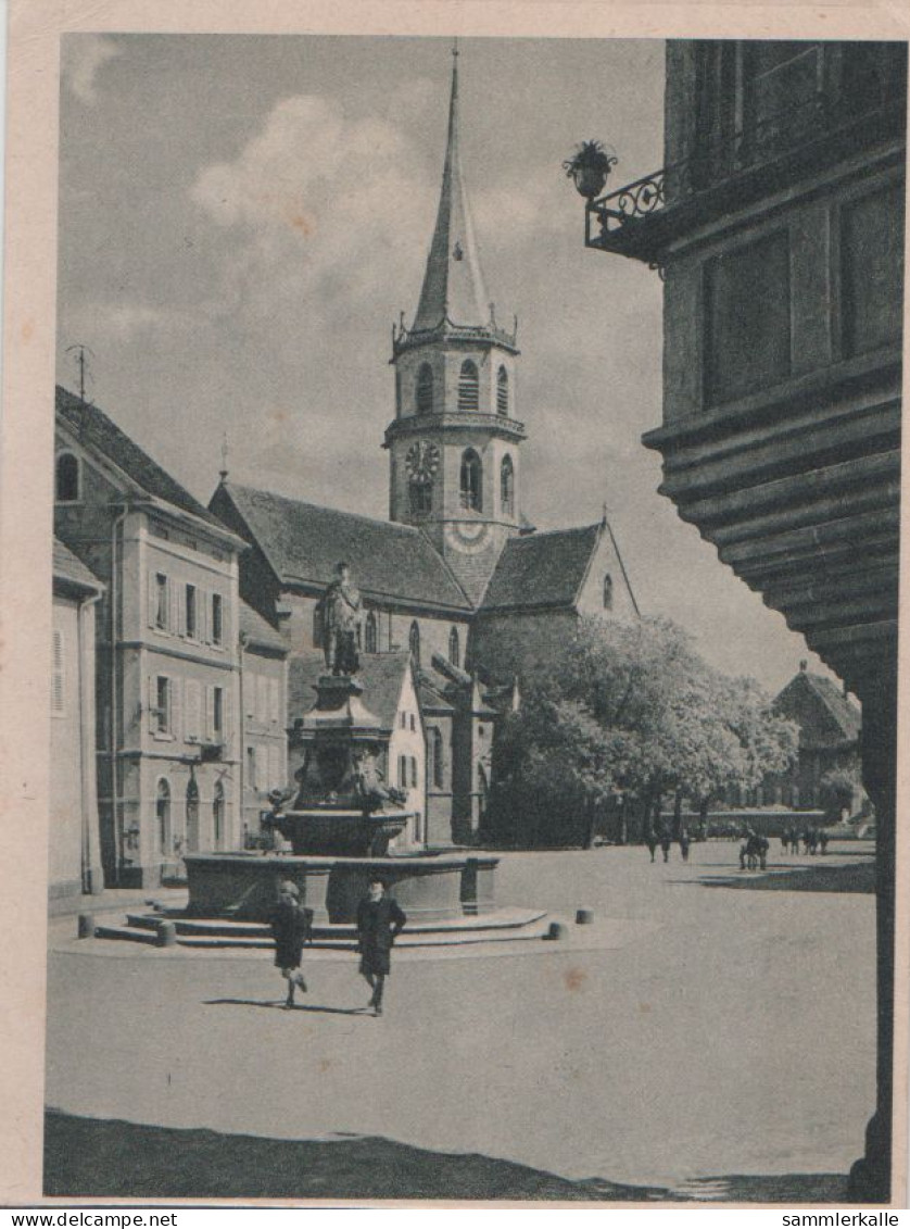 29375 - Gebweiler - Stadtteil Sulz, Marktplatz - Ca. 1940 - Elsass