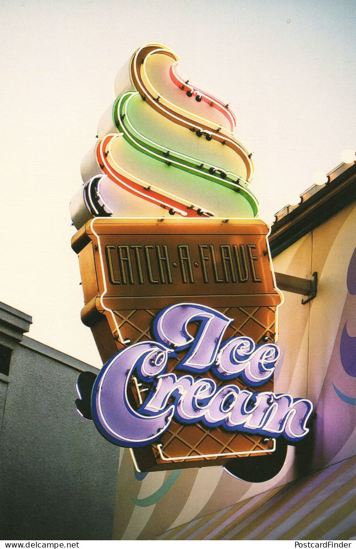 Catch-A-Flave American Ice Cream California Plain Back Postcard - Photographie