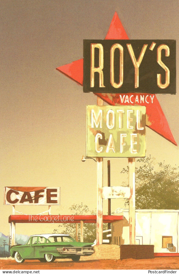 Roy's Motel Cafe Route 66 California Restaurant Plain Back Postcard - Photographie