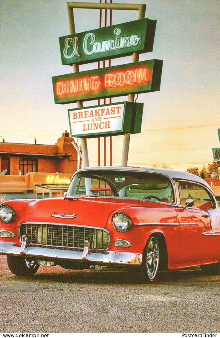 Worn Out Car El Camino Dining Room New Mexico Plain Back Postcard - Photographie