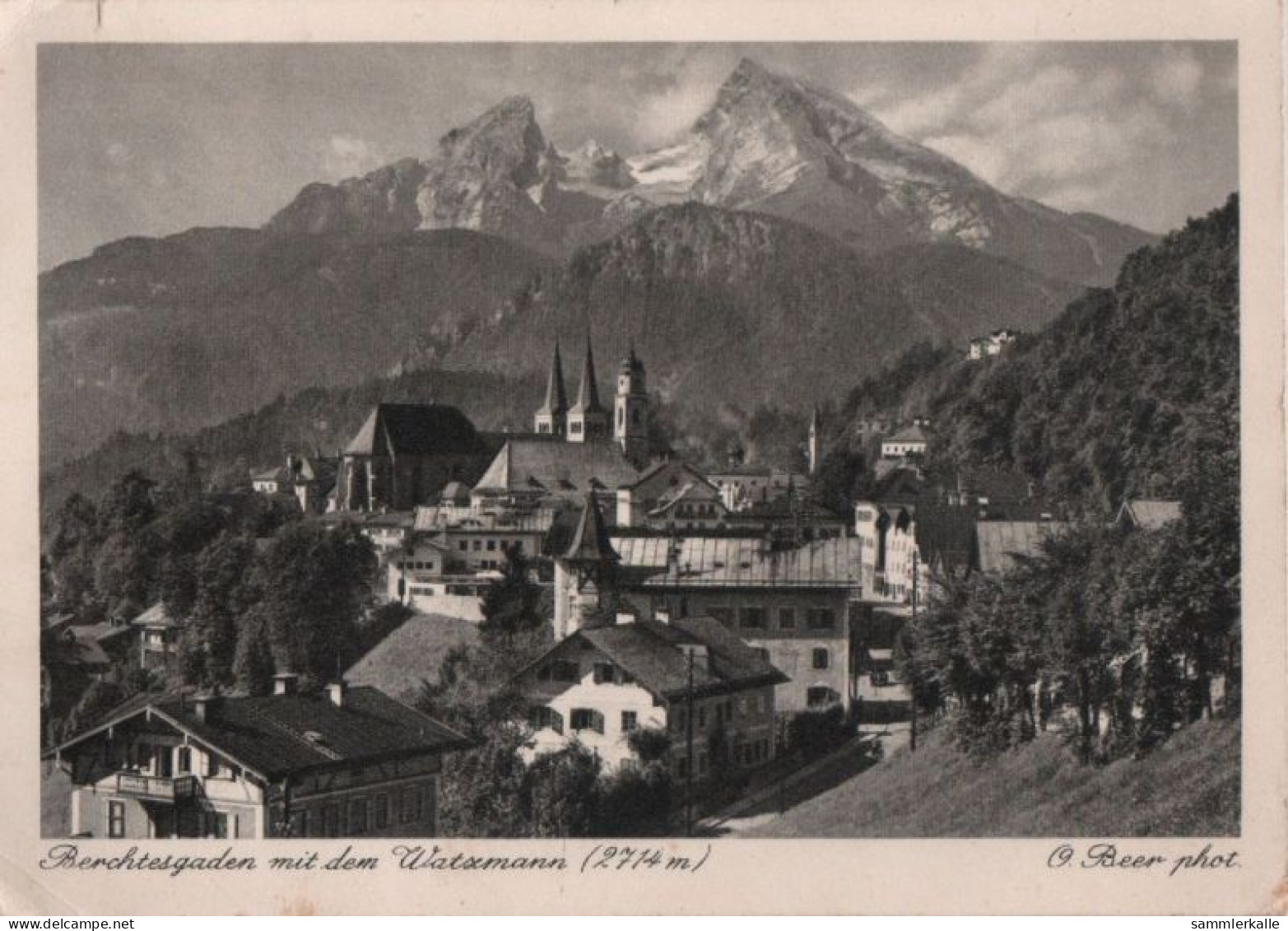 67629 - Berchtesgaden - Mit Dem Watzmann - 1954 - Berchtesgaden