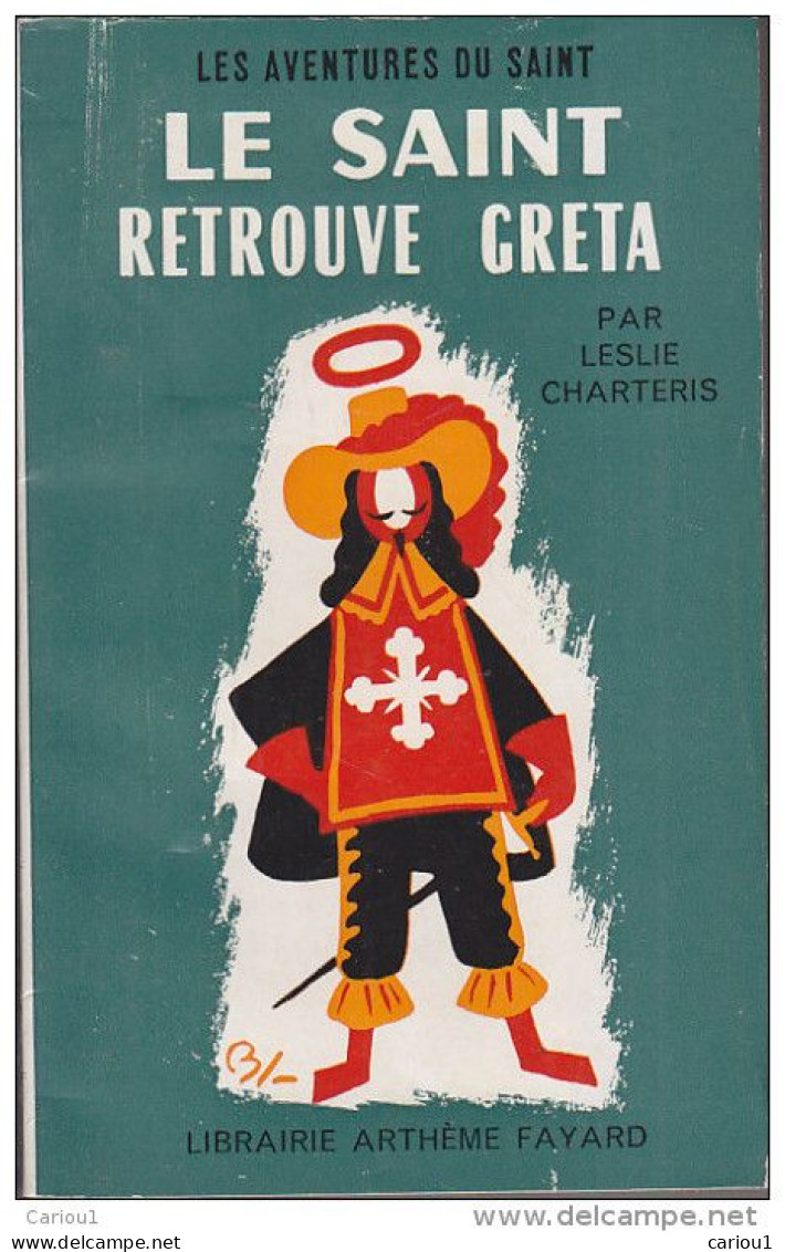 C1 Charteris LE SAINT RETROUVE GRETA 1963 Michel Tyl Port Inclus France - Arthème Fayard - Le Saint
