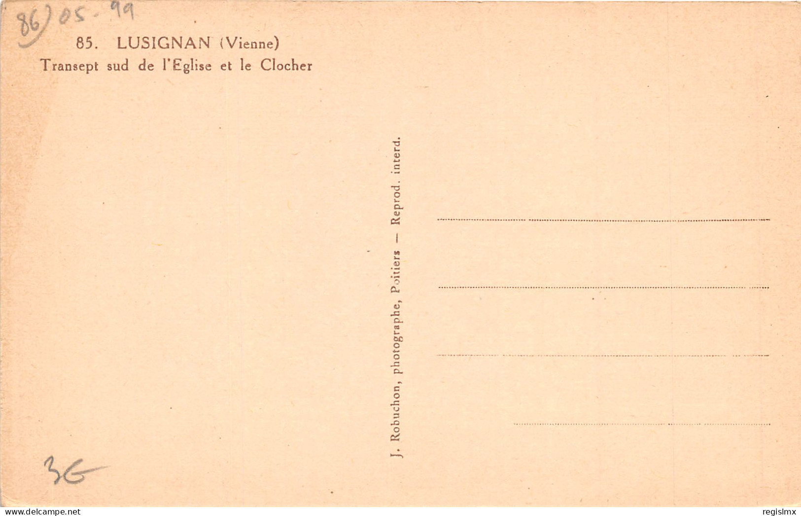 86-LUSIGNAN-N°T227-B/0191 - Lusignan