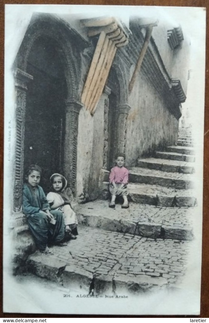 ALGERIE - Rue Arabe - CPA - Ecrite - Niños