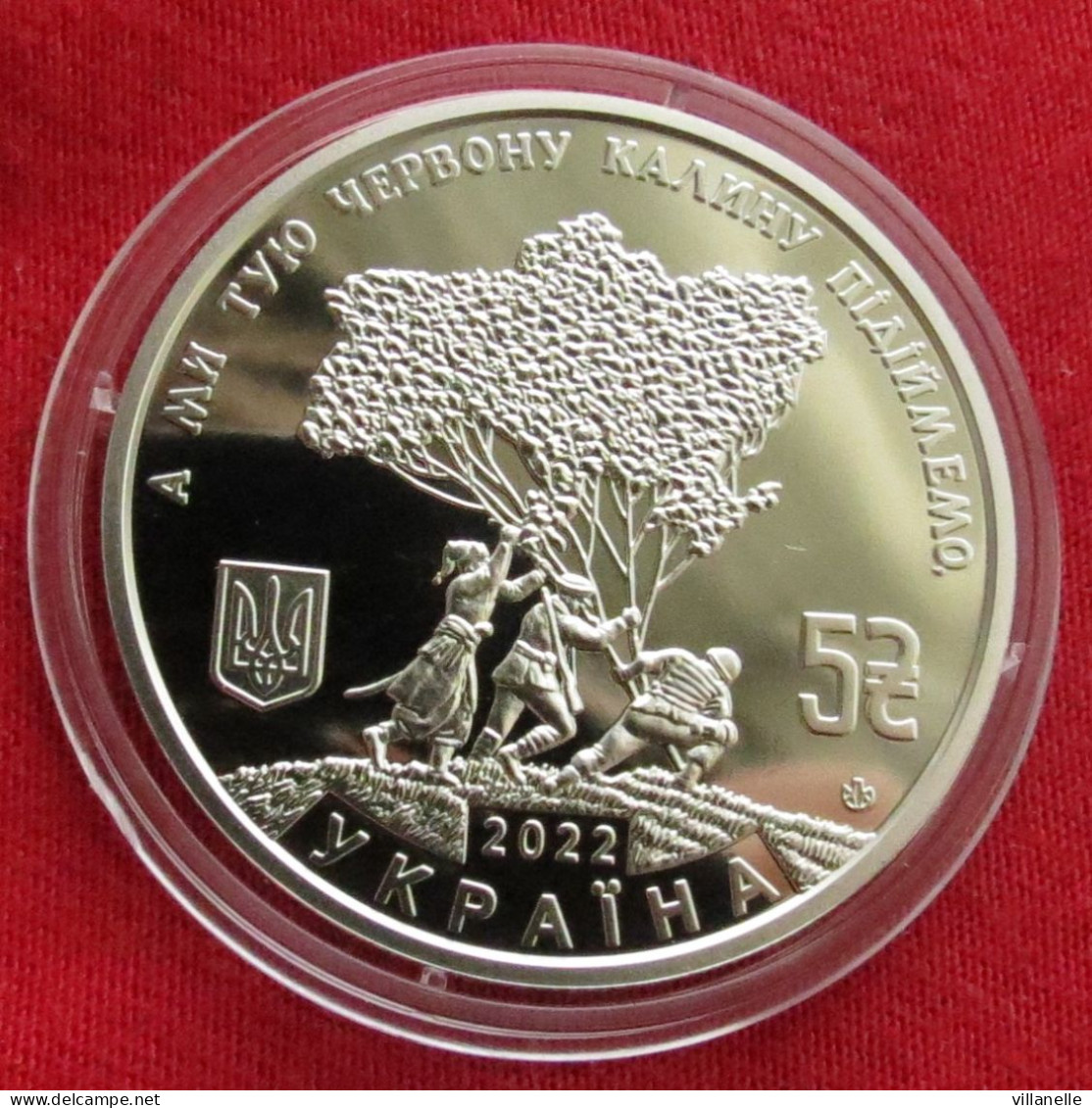 Ukraine Ucrania 5 Hryvni 2022 Red Viburnum UNC ºº - Oekraïne