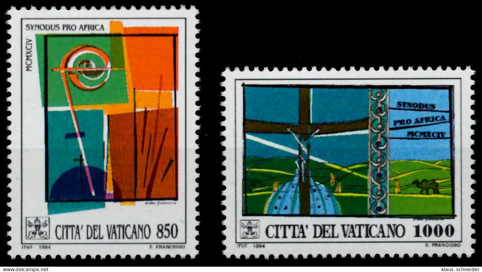 VATIKAN 1994 Nr 1116-1117 Postfrisch S015FBE - Unused Stamps
