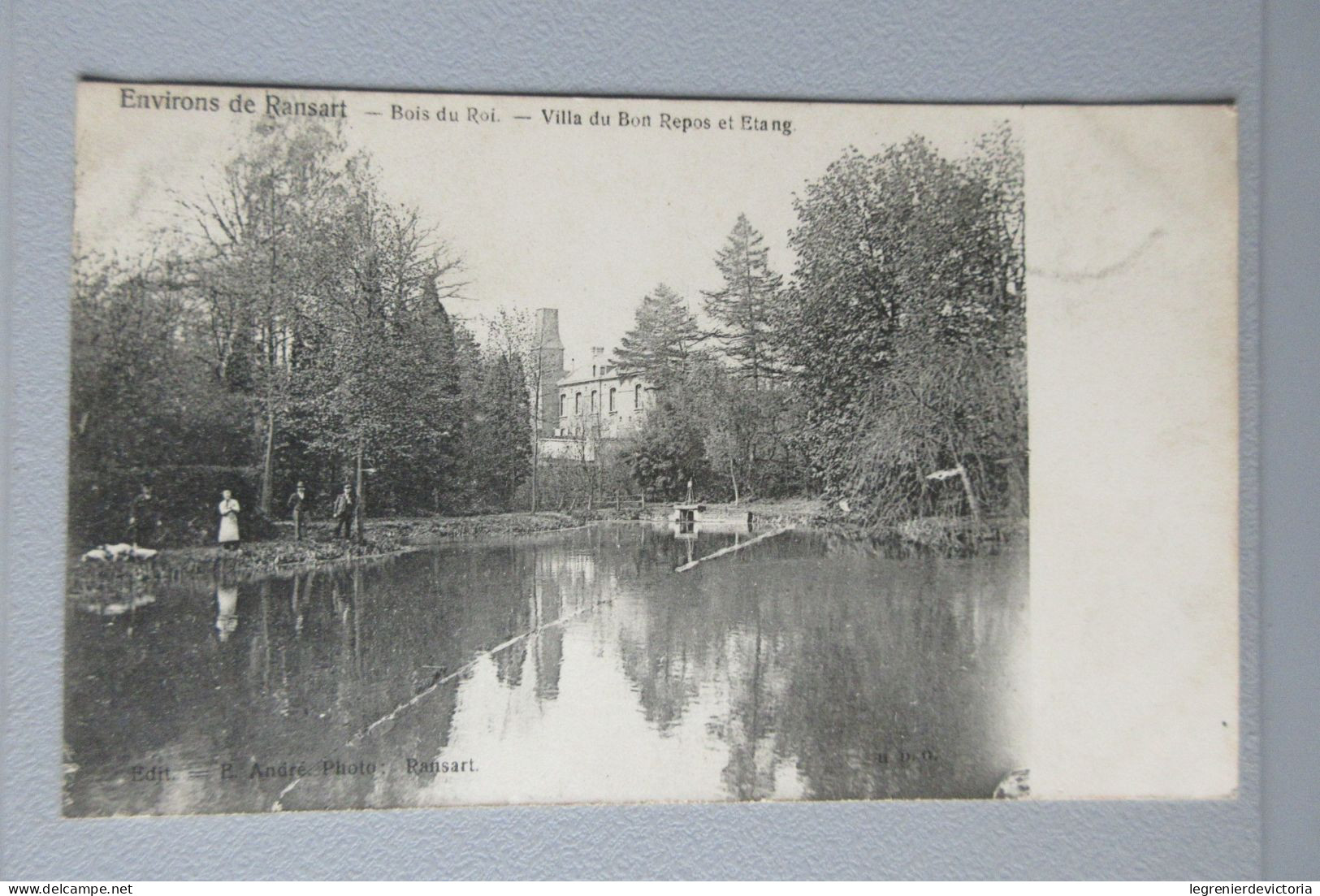 CPA - Ransart Bois Du Roi - Villa Du Bon Repos Et Etang - Charleroi