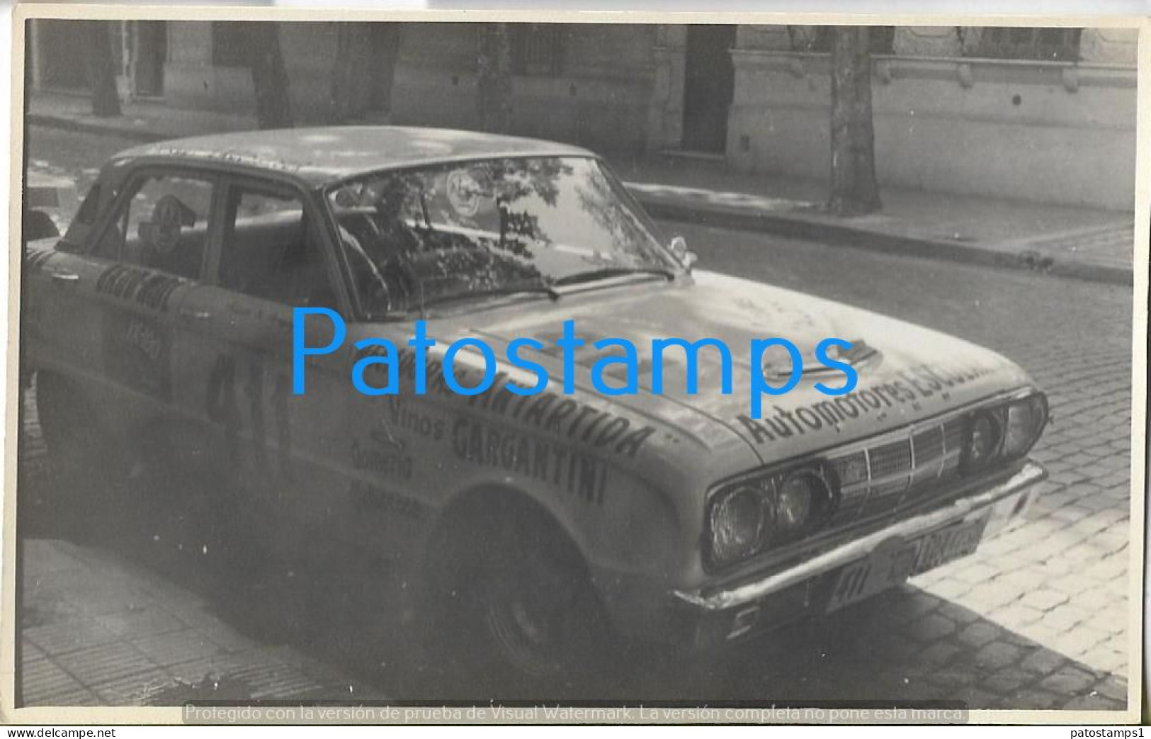 225898 ARGENTINA AUTOMOBILE OLD CAR RACE AUTO DE CARRERA FORD PHOTO NO POSTAL POSTCARD - Sonstige & Ohne Zuordnung