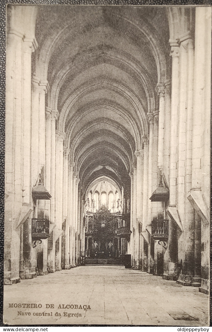  PORTUGAL ALCOBAÇA  MOSTEIRO Nave Central Da Egreja Igreja - Other & Unclassified