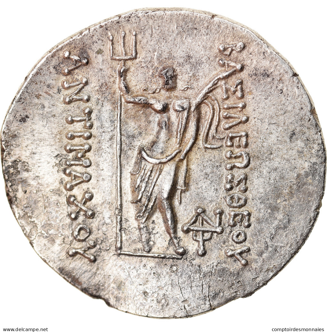 Royaume De Bactriane, Antimaque Ier, Tétradrachme, 180-170 BC, Argent, SUP - Grecques