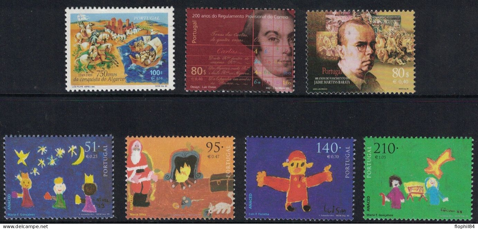 PORTUGAL - TIMBRE DE L'ANNEE 1999 - NEUF - FACIALE 9€51. - Unused Stamps