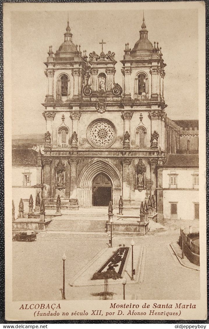  PORTUGAL ALCOBAÇA  MOSTEIRO MOSTEIRO DE SANTA MARIA FUNDADO NO SECULO XII POR D. AFONSO HENRIQUES - Autres & Non Classés