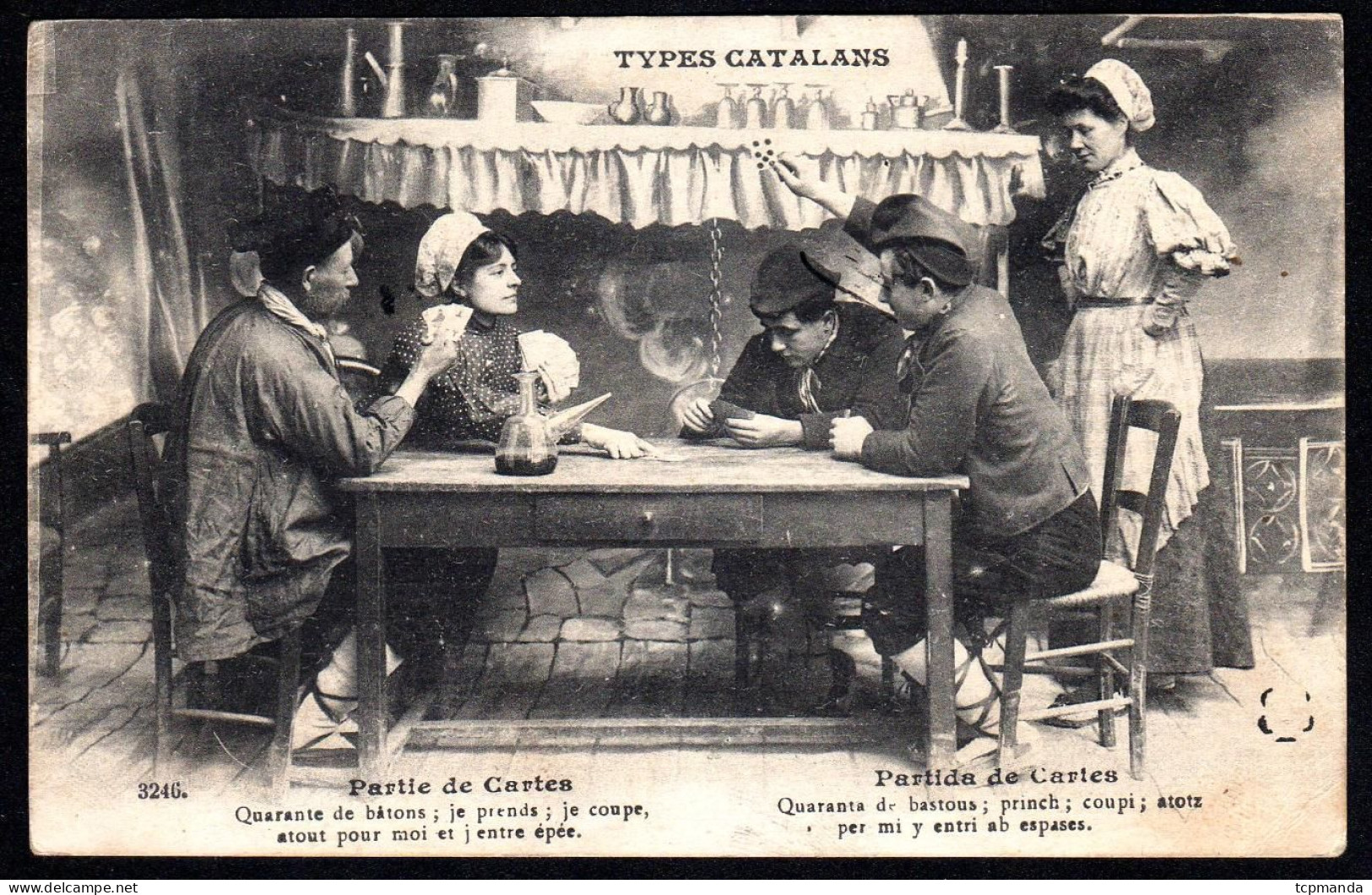 TYPES CATALANS - Partie De Cartes - Fermes