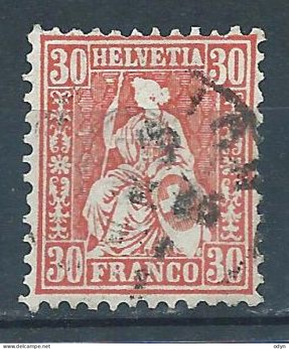 Switzerland, 1862, MiNr 25 - Used - Oblitérés