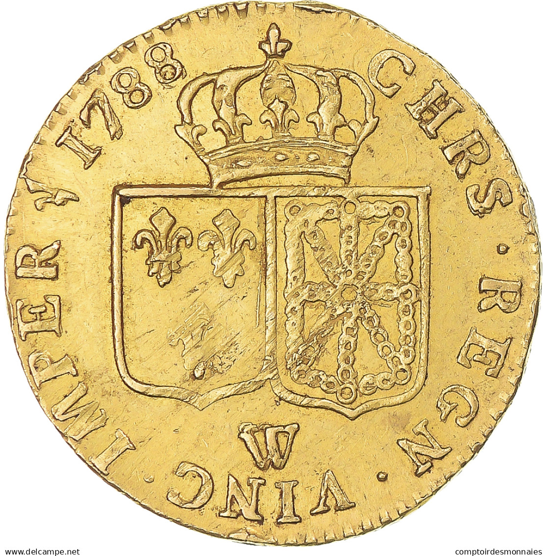 Monnaie, France, Louis XVI, Louis D'or à La Tête Nue, 1788, Lille - 1774-1791 Louis XVI