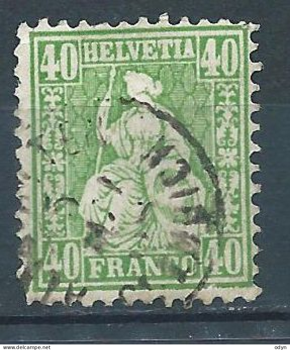 Switzerland, 1862, MiNr 26 - Used - Oblitérés