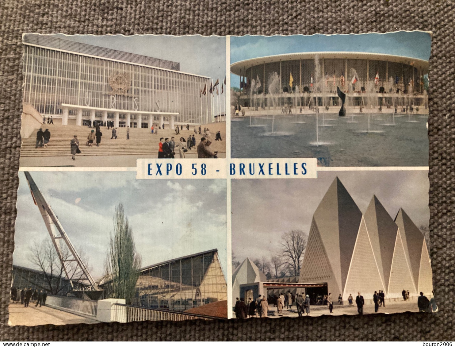 Bruxelles  Exposition Universelle 1958 Pavillon De Russie USA France Grande-Bretagne - Mostre Universali