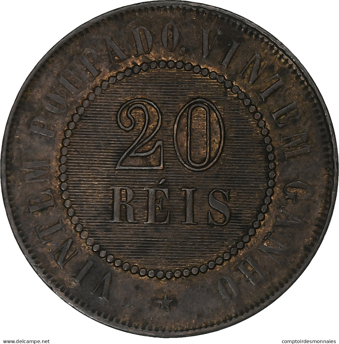 Brésil, 20 Reis, 1904, TTB, Bronze, KM:490 - Brazilië