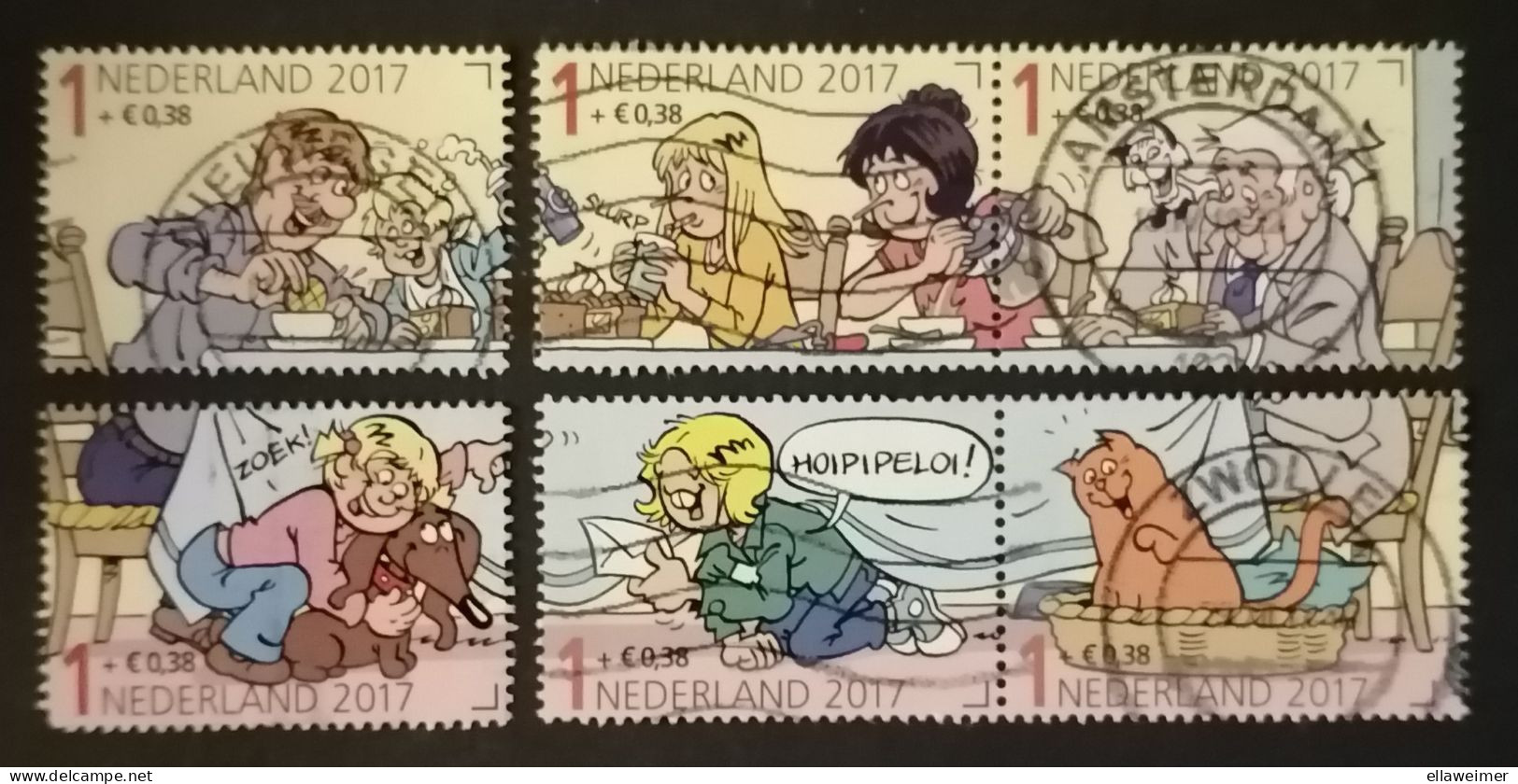 Nederland/Netherlands - Nrs. 3586 A T/m F (gestempeld/used) Kinderzegels 2017 - Used Stamps