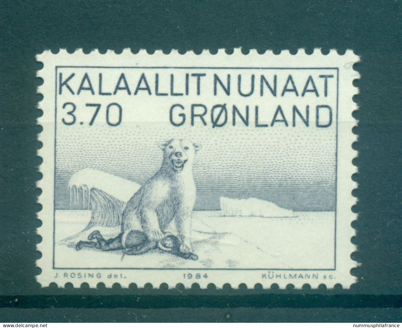 Groenland   1984 - Y & T N. 135 - Karale Andreassen  (Michel N. 147) - Nuovi