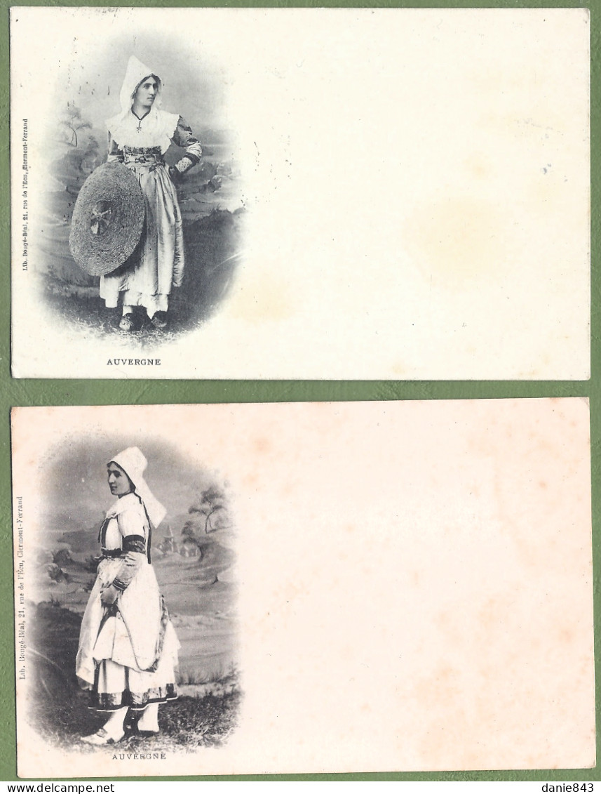 Très Bon Lot De 135 CPA/CPSM FOLKLORIQUE D'AUVERGNE - Costumes, Danses, Scènes De Vie, Habitat & Quelques Fantaisies - 100 - 499 Postales