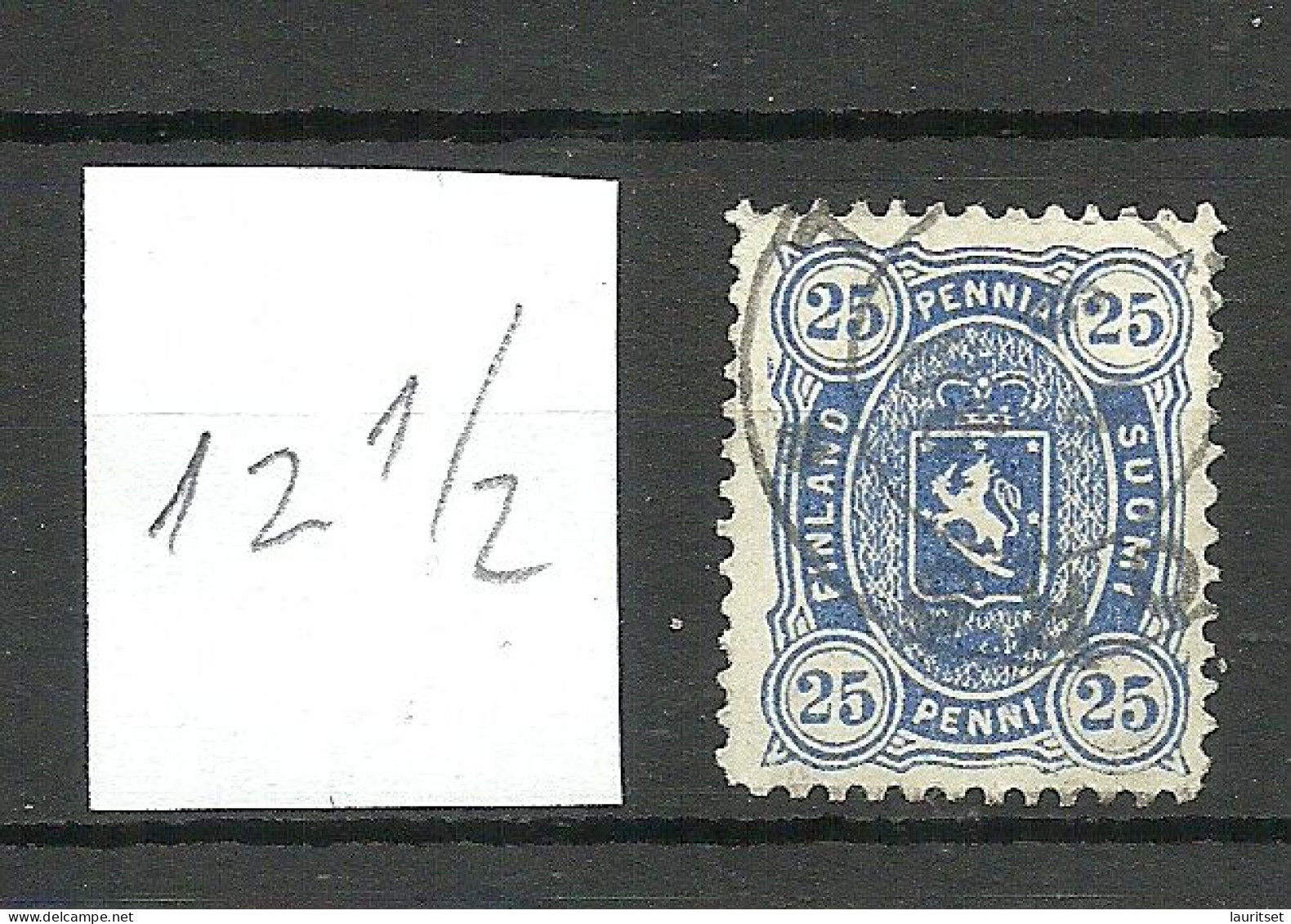 FINLAND FINNLAND 1881/82 Michel 16 B O - Used Stamps